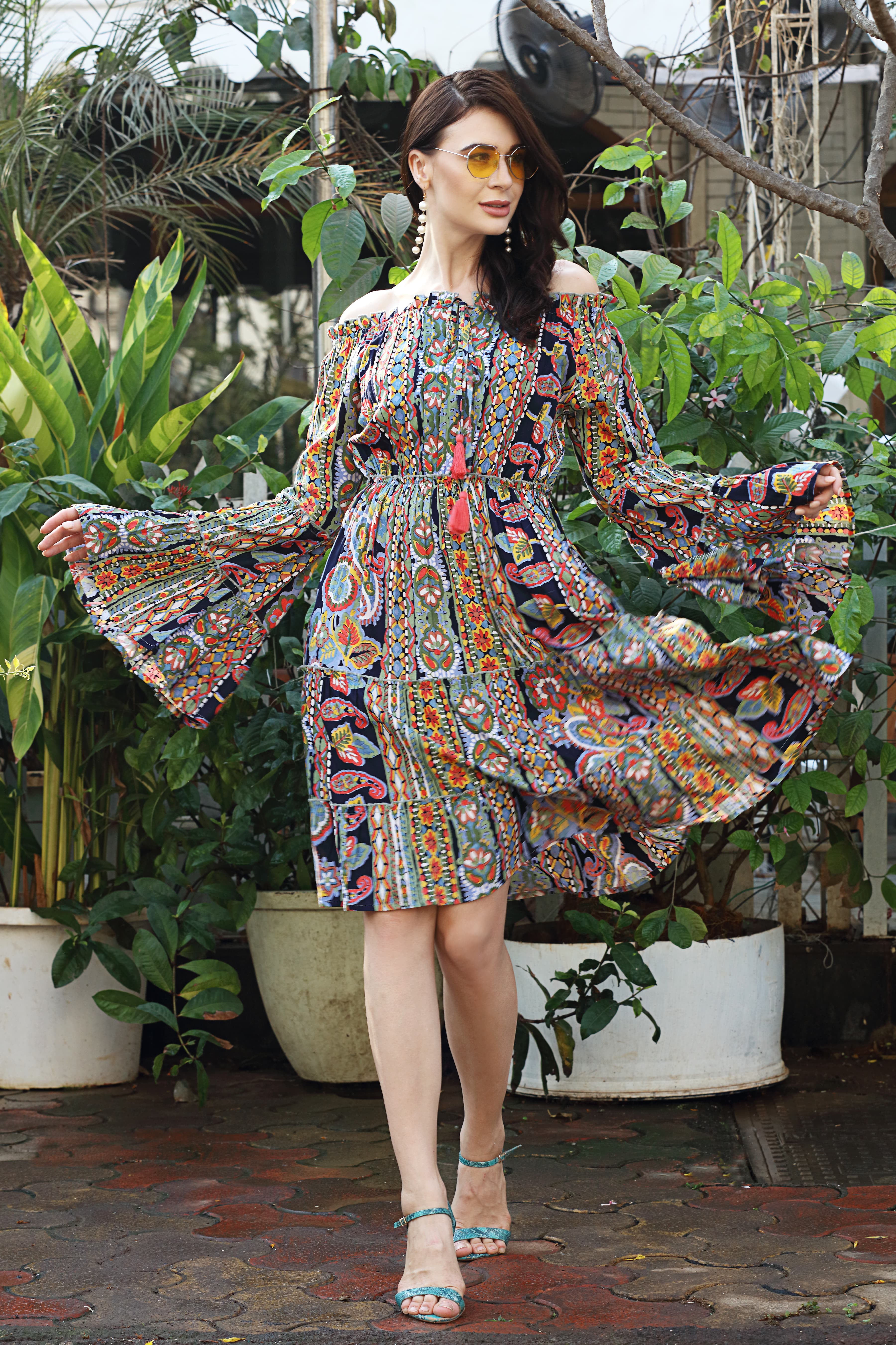 Rayon Printed Dress
